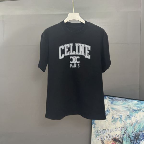 2025新商品！ セリーヌ CELINE 半袖Tシャツ 最高N級ブランドコピー 韓国の人気