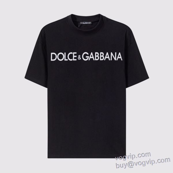 数に限りがある ドルチェ＆ガッバーナ Dolce&Gabbana 2025爆買いセール 半袖Tシャツ 2色可選 高品質なスーパーコピー商品