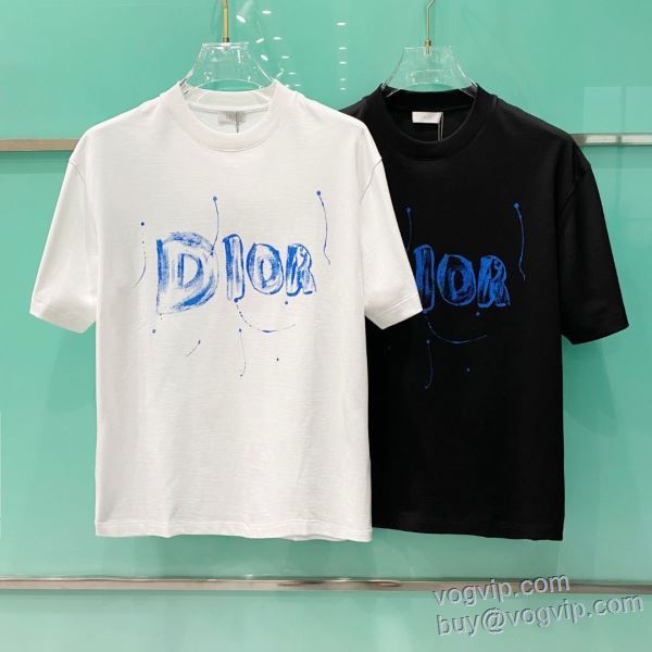 2025お買い得限定セール 半袖Tシャツ 大好評 ディオール DIOR 2色可選 ブランドコピー代引き専門店