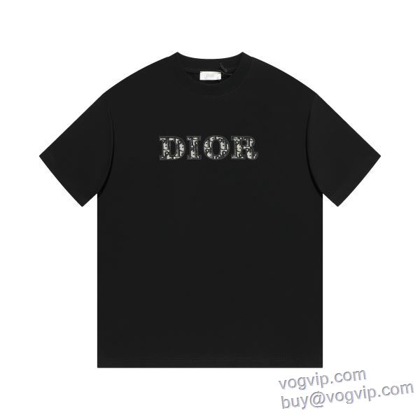 半袖Tシャツ スーパーコピー 優良サイト ディオール DIOR 2025年モデル入荷 2色可選 人気雑誌掲載