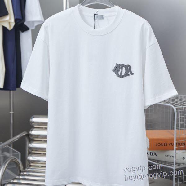 美品！半袖Tシャツ コピー ディオール DIOR 2025大特価！ 3色可選