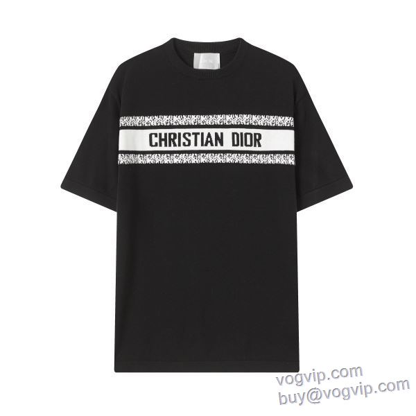 半袖Tシャツ ディオール DIOR 偽物ブランド 2025格安通販 2色可選 最旬アイテム