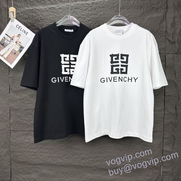 大人のおしゃれに ジバンシィ 2025超激得高品質 半袖Tシャツ 2色可選 GIVENCHY コピー