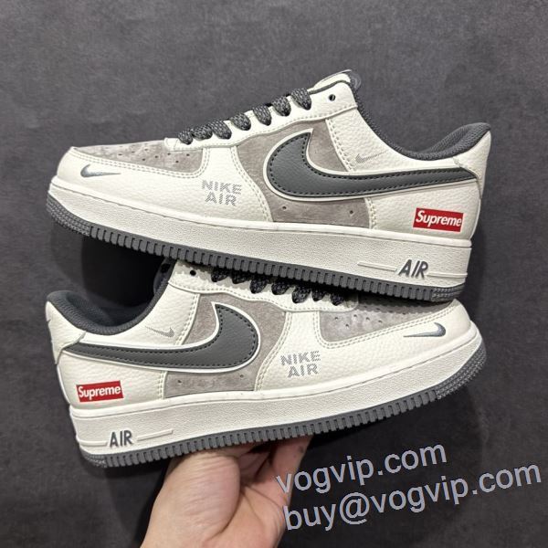 大人のセンスを感じさせる シュプリームコピーブランド N1ke Air Force 1 Low 07 x Supreme スニーカー カジュアルシューズ 2025年モデル入荷