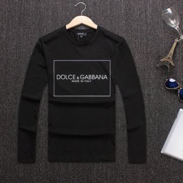 Dolce&Gabbanaコピー 超激得品質保証 3色可選 限量販売 ドルチェ＆ガッバーナコピー 2022 長袖Tシャツ   