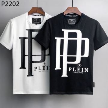 フィリッププレイン PHILIPP PLEIN 高品質 2022春夏 半袖Tシャツ フィリッププレイン偽物ブランド 2色可選