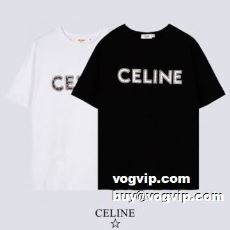 大特価 2022 自分らしいスタイリング セリーヌ CELINEコピー 半袖Tシャツ 2色可選