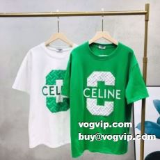 超人気美品◆ 2022 セリーヌ CELINEブランドコピー 半袖Tシャツ 優しいフィット感 2色可選