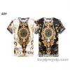 ヴェルサーチ VERSACE TOPセラー賞受賞！2022秋冬 半袖Tシャツ バックプリントが目を引くTシャツ ヴェルサーチコピー 2色可選