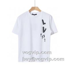 限定セールお買い得 2023 ルイ ヴィトン LOUIS VUITTON 半袖Tシャツ 2色可選 ルイ ヴィトンブランドスーパーコピー