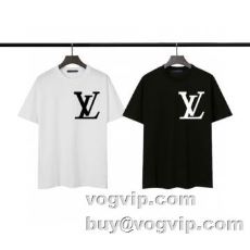 ◆モデル愛用◆ 2023 ルイ ヴィトン LOUIS VUITTONブランド 偽物 通販 細身のシルエット 半袖Tシャツ 2色可選
