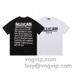 海外限定ライン バレンシアガ BALENCIAGAスーパーコピー 2023最新入荷 半袖Tシャツ 2色可選