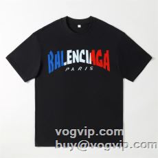 実用性に溢れるアイテム バレンシアガ BALENCIAGAコピーブランド 2023年春夏新作 半袖Tシャツ 2色可選 気軽にカジュアルに使える