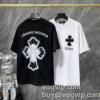 人気が爆発 ブランドコピー専門店 クロムハーツ CHROME HEARTS 夏コーデに大活躍間違いなし!! 2024春夏季超人気 半袖Tシャツ 2色可選