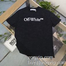 半袖Tシャツ 存在感◎ 2色可選 オフホワイト OFF-WHITE スーパーコピー 激安 2024春夏新作 体の運動機能を助け