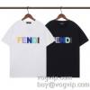 目玉商品 2024新作品 半袖Tシャツ 2色可選フェンディブランドスーパーコピー FENDI 通気性に優れた