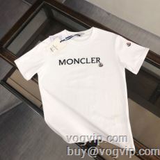 人気商品 半袖Tシャツ 2色可選 モンクレール MONCLERコピー 2024最新入荷 縦には伸びにくい