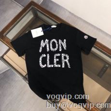 ブランド服 コピー 2024春夏 半袖Tシャツ モンクレール MONCLER ラックスした雰囲気 2色可選 大人のおしゃれに