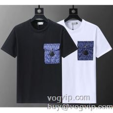 モンクレールスーパーコピー 半袖Tシャツ 涼しい カジュアル 春 夏 薄手 Tシャツ MONCLER 2024お得格安 2色可選 高級感を引き立てる