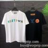 2024爆発的通販 ルイ ヴィトンコピー LOUIS VUITTON Tシャツ メンズ 半袖 半袖Tシャツ おしゃれ 春 夏 半袖Tシャツ 2色可選 魅力的