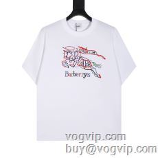 入手困難！ 半袖Tシャツ 2色可選 快適な着心地 バーバリー BURBERRY 2024爆買い最新作 スーパーコピー激安市場直営店