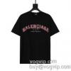 バレンシアガ ブランドコピー専門店 一味違うケーブル編みが魅力満点 BALENCIAGA 半袖Tシャツ 2色可選 汗を吸ってすぐ乾き 2024お買い得高品質