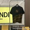 2024 半袖Tシャツ 海外セレブ愛用 バリエーションに富む 2色可選 スーパーコピー フェンディ FENDI