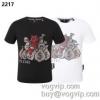 半袖Tシャツ ランキング商品 2色可選 フィリッププレイン PHILIPP PLEIN スーパーコピー 激安 2024割引セール 通気性に優れた