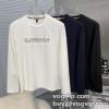 芸能人に愛用者続出 BURBERRYブランドスーパーコピー 長袖Tシャツ 3色可選 収縮性のある 2024最新入荷