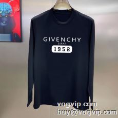 GIVENCHYコピー 2024HOT新作登場 天然が柔らかくて ジバンシィ 長袖Tシャツ 2色可選 人気ブランド