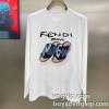 フェンディ おしゃれに絶大な人気の FENDI ブランドコピー 2024品質保証新品 長袖Tシャツ 2色可選 カジュアル 冬服 通勤