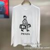 スーパーコピーサイト 2024お買い得新作 長袖Tシャツ 着心地よい 2色可選 プラダ PRADA 優しい色合い