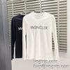 2024爆買い定番人気 モンクレール MONCLER 偽物ブランド 伸縮性もあり 長袖Tシャツ 2色可選 大絶賛！