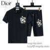半袖Tシャツ 上下セット 機能性?耐久性抜群 ディオール スーパーコピー 2025期限限定！ 3色可選