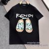 2025年モデル入荷 半袖Tシャツ 2色可選 フェンディ 偽物ブランド おしゃれに絶大な人気