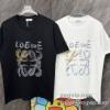 ロエベ コピー ブランド 早くも完売している 半袖Tシャツ 2色可選 2025年モデル入荷