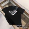 海外セレブ愛用 プラダ 2025年モデル入荷 半袖Tシャツ 2色可選 PRADA スーパーコピー