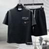 プラダ PRADA ブランドコピー 2025超激得安い 半袖Tシャツ 上下セット 2色可選 人気激売れ