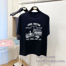 半袖Tシャツ 2色可選 数に限りがある ルイ ヴィトン LO...