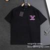 人気雑誌掲載 ルイ ヴィトン LOUIS VUITTON 2025激安大特価爆買い 半袖Tシャツ 2色可選 LV343 人気のスーパーブランドコピー品質保証