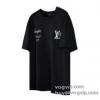 特別人気感謝SALE ルイ ヴィトン ブランド 偽物 通販 2025限定セール新品 半袖Tシャツ 2色可選 LV367