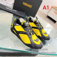 抜群な楽チン感ある大定番 ヴェルサーチ VERSACE NXIEVS008 スニーカー カジュアルシューズ 5色可選 2025春夏季超人気