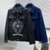 クロムハーツ CHROME HEARTSブランドコピー WTCHR070 2025激安大特価定番 デニムジャケット ジャケット、上着 2色可選