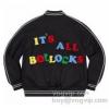2025年モデル入荷 シュプリームブランドコピー Supreme Jamie Reid It's All Bollocks Varsity Jacket SUPWT087 スタイリッシュな印象 ブルゾン ジャケット 野球ウェア 2色可選