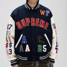 シュプリームコピーブランド 2026期限限定！ Supreme Praises Varsity Jacket SUPWT159 ブルゾン ジャケット、上着 2色可選 コーデ 知的なムードを演出