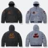 シュプリームブランドコピー Supreme x Fox Racing Hooded Work Jacket SUPWT174 2026最安値高品質 デニムジャケット ジャケット、上着 2色可選