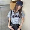 レディース 半袖Tシャツ 2色可選 セリーヌ CELINEブランド 偽物 通販 2026最安値品質保証 NXZ009