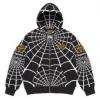 海外セレブ愛用 シュプリームコピーブランド パーカー Supreme X vanson Leathers x Spider-Man Zip Up Hooded Sweatshirt WT050 2色可選