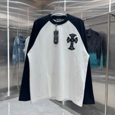 クロムハーツブランドコピー 2026秋冬季新作 CTSCHR049 長袖Tシャツ 2色可選 著名人の着用