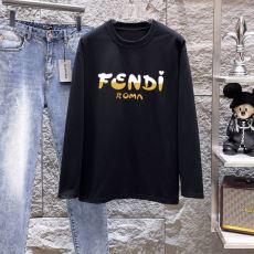 人気ブランド フェンディ ブランド 偽物 通販 CTSFEN012 長袖Tシャツ 2色可選 2026最新入荷